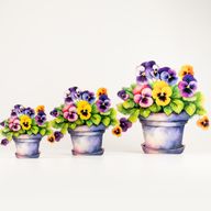 Plantes d'Intérieur en Bois - Grande Pensée