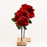 Plantes d'Intérieur en Bois - Mini Rose Unique