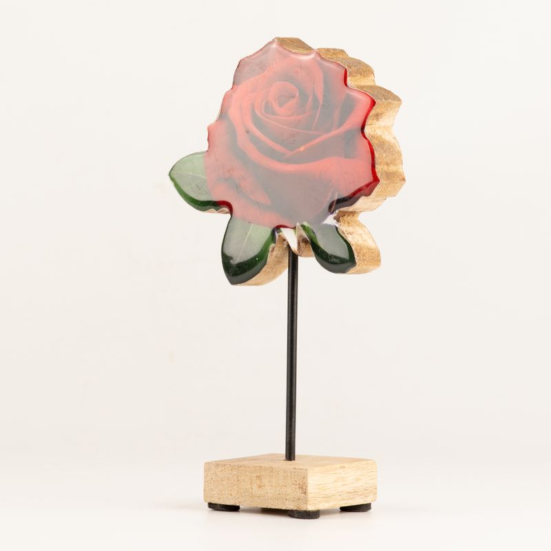 Plantes d'Intérieur en Bois - Rose Unique Moyenne