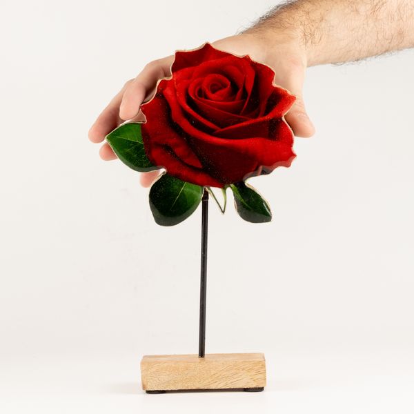 Plantes en Bois - Grande Rose Unique