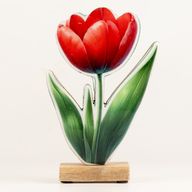 Plantes en Bois pour Maison - Grande Tulipe