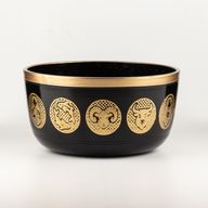 Bols Zodiaque Noirs - Lot de 3 - 15cm 19cm 20cm