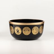 Bols Zodiaque Noirs - Lot de 3 - 15cm 19cm 20cm