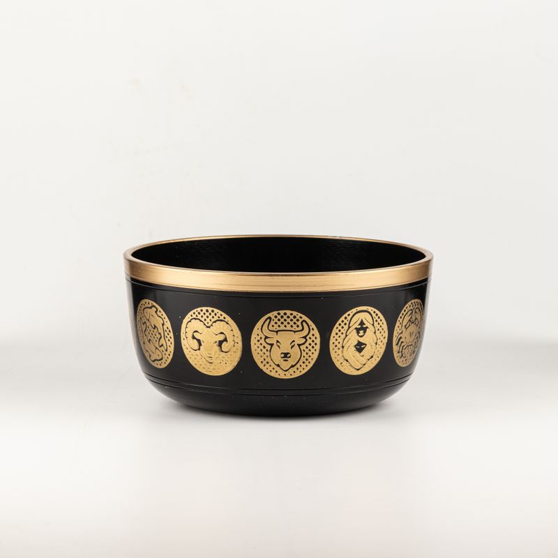 Bols Zodiaque Noirs - Lot de 3 - 15cm 19cm 20cm