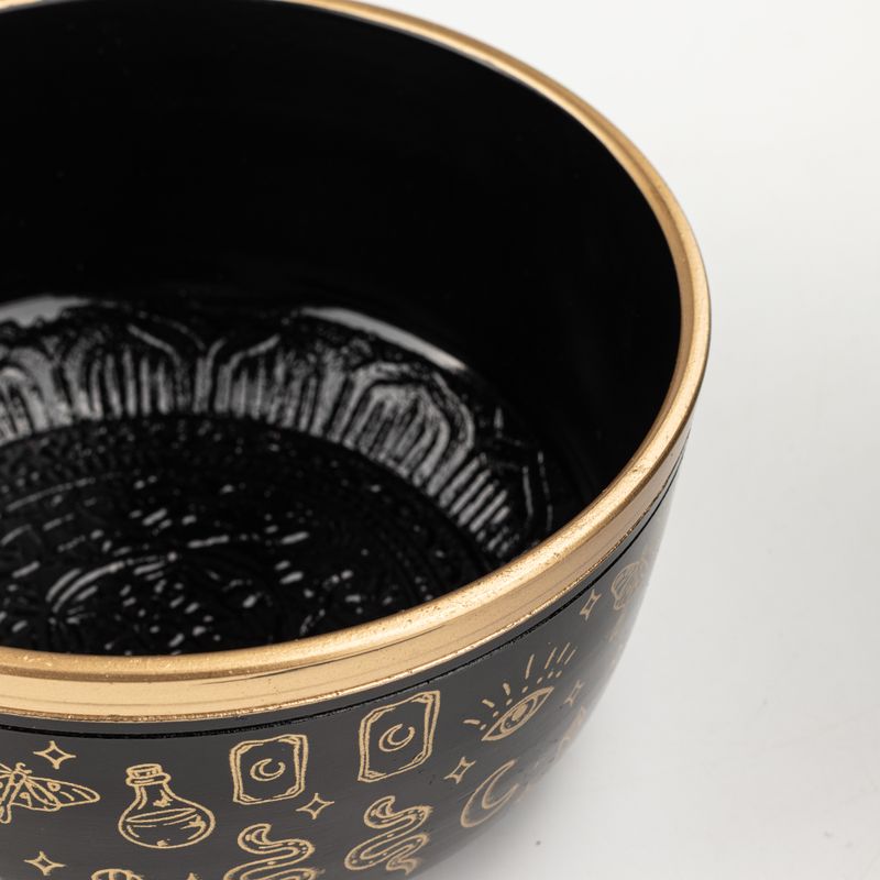 ALIGN - Ensemble Bol Chantant Noir - 15x7,5cm