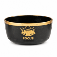 FOCUS - Bol Chantant Noir - 15x7,5cm