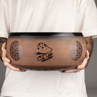 Grand Bol Chantant - Prune - 32x15cm - Design 2