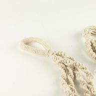 Suspension Macramé Simple pour Pot de Fleurs - Naturel