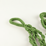 Suspension pour Plante en Macramé Simple - Vert