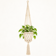 Suspension pour Plante en Macramé - Naturel