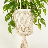 Suspension pour Plante en Macramé - Naturel