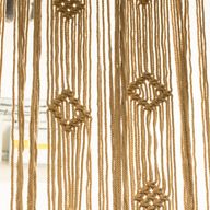 Rideau en Macramé - Camel