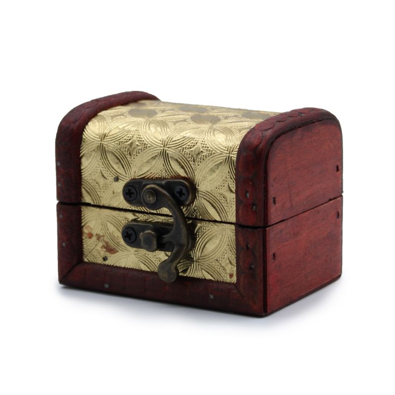 Mini Boite Style Colonial - Or