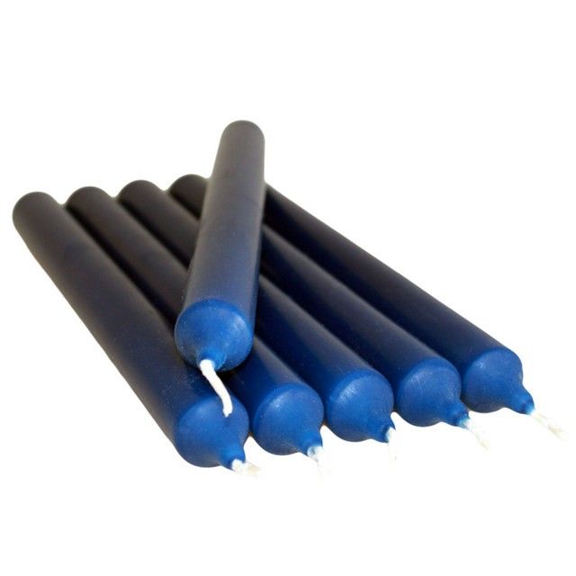 Bougie Baton en gros - Bleu Marine (100)