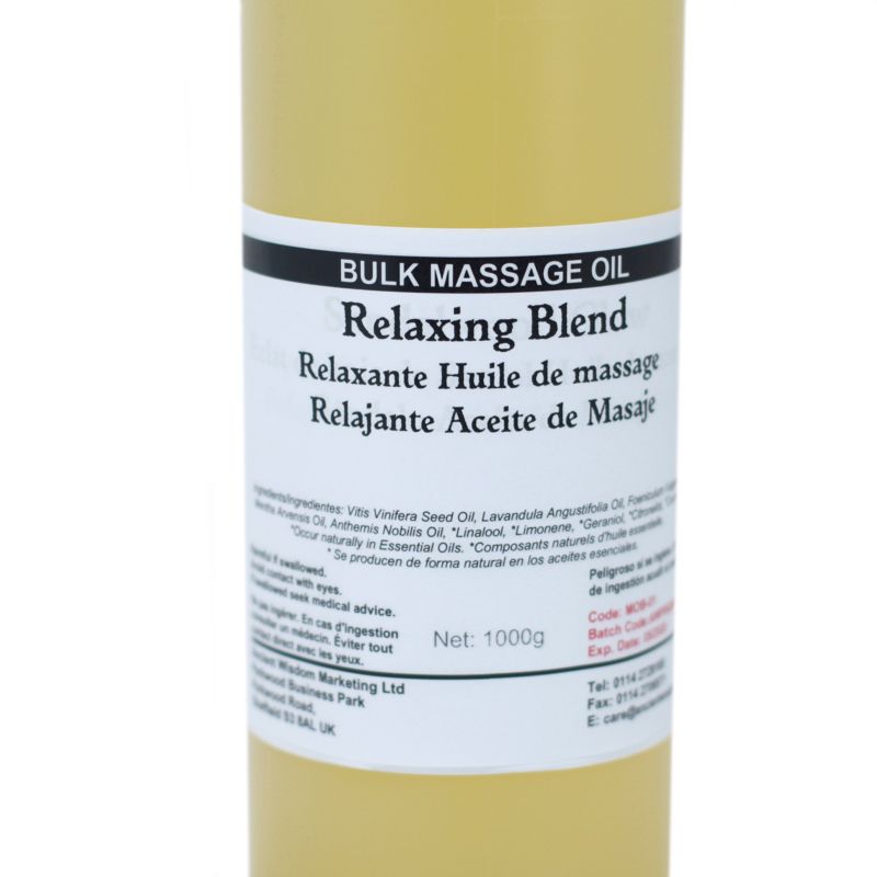 Huile de bain et de Massage - Relaxante 1L