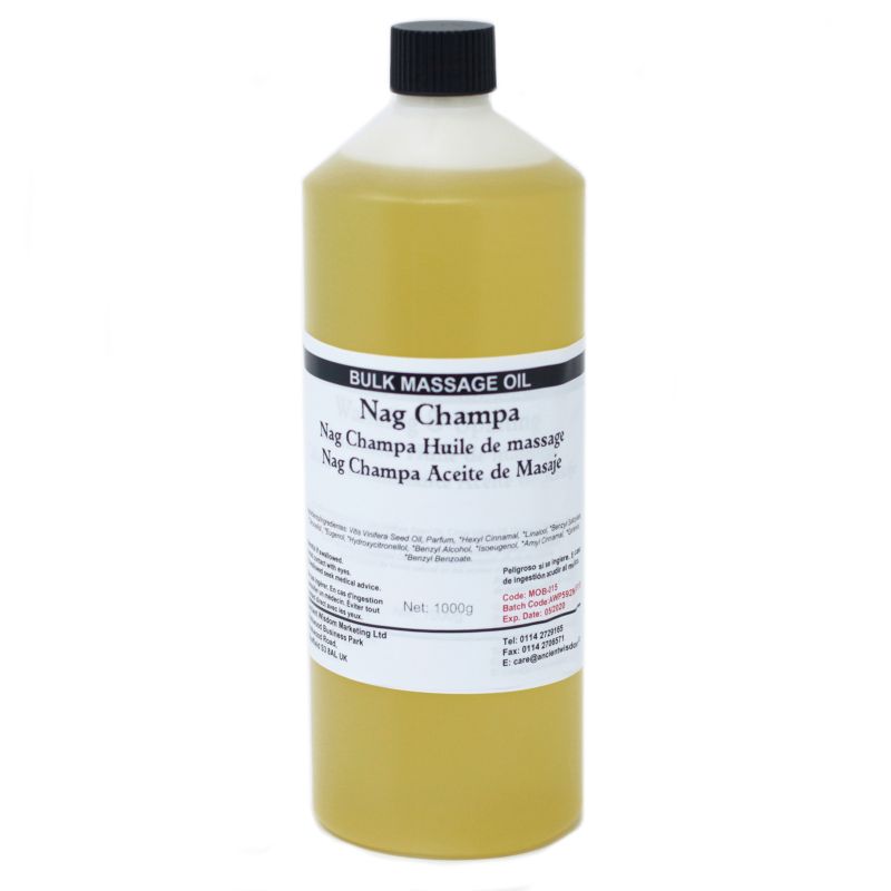 Huile de bain et de Massage - Nag Champa 1L
