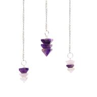 Pendule en Gemmes 3 Pyramides