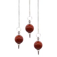 Pendule Sphère - Jaspe rouge