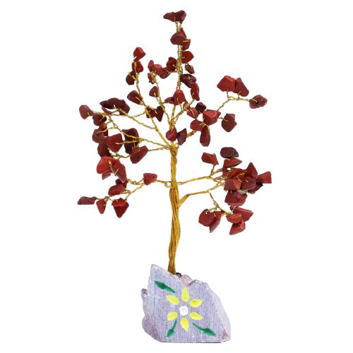 Arbres à gemme d'Inde Jaspe Rouge  - 80 Pierres