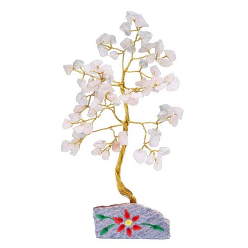 Arbres à gemme d'Inde Quartz  Rose - 80 Pierres