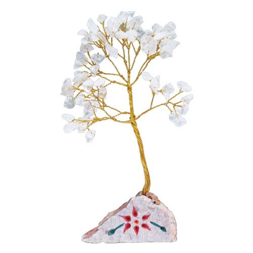 Arbres à gemme d'Inde Cristal de roche - 80 Pierres