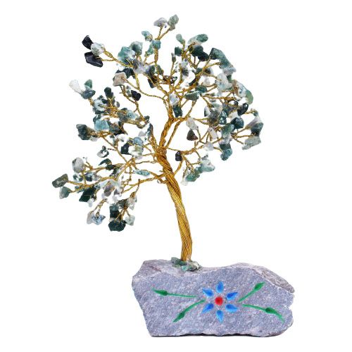 Arbres à gemme d'Inde Agate Mousse - 160 Pierres