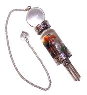 Pendule en Gemmes Chakra