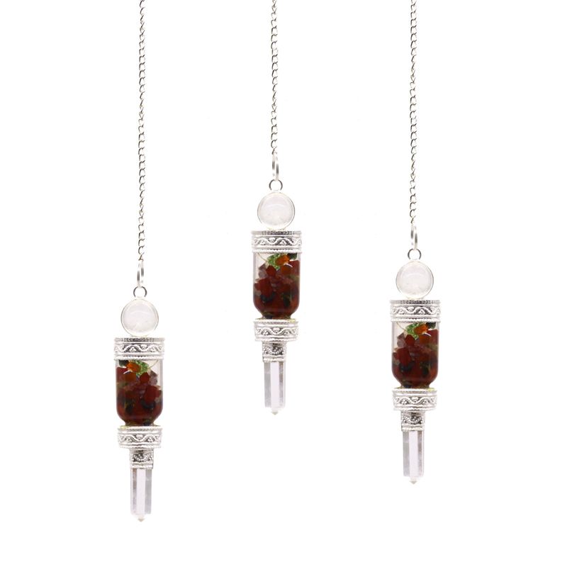 Pendule en Gemmes Chakra