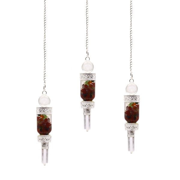 Pendule en Gemmes Chakra