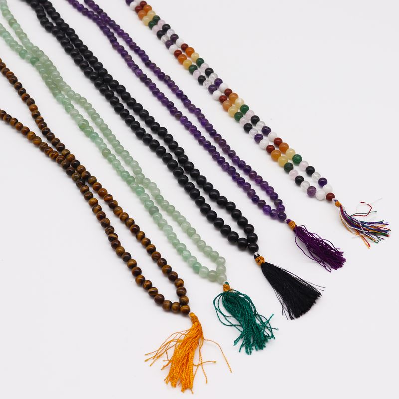 Mala tibétain Aventurine Verte
