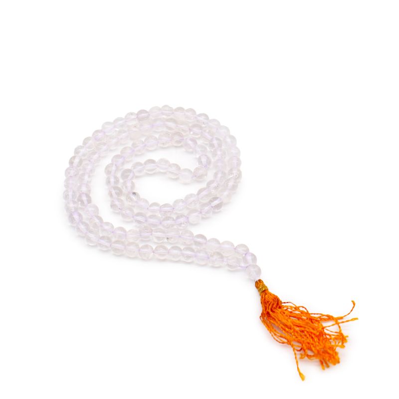 Mala tibétain Cristal de roche