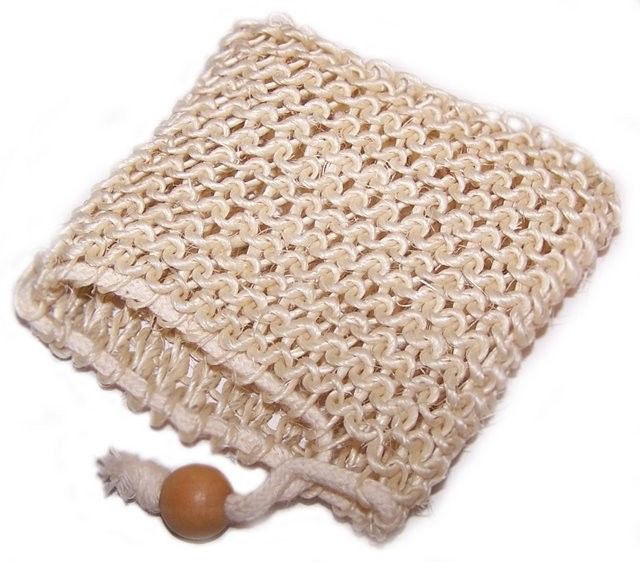 Accessoires de bain Sachet à savon en sisal