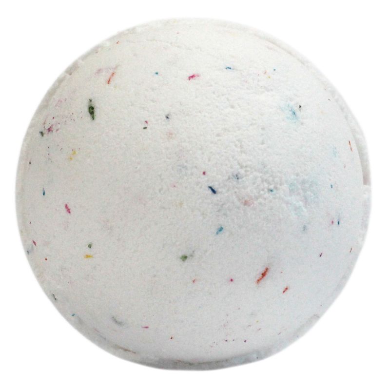 Boules de bain gourmandes Tutti Fruti - Blanc et grains multicolores