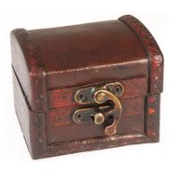 Boite Moyenne Style Colonial - Effet Cuir