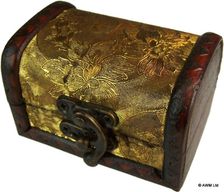 Boite Moyenne Style Colonial - Or