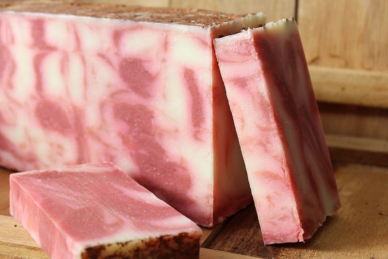 Savon artisanal Huile d'olive - Argile Rouge