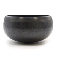 Artefacts tibétains Petit Bol Noir martelé - 14cm