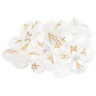 Pierres Runiques Indiennes dans sachet - Cristal