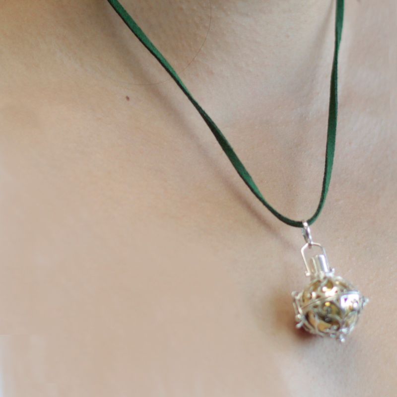 Clochettes d'ange en argent - Guérisson - 23mm