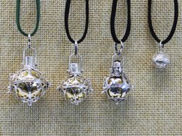 Clochettes d'ange en argent - Guérisson - 23mm