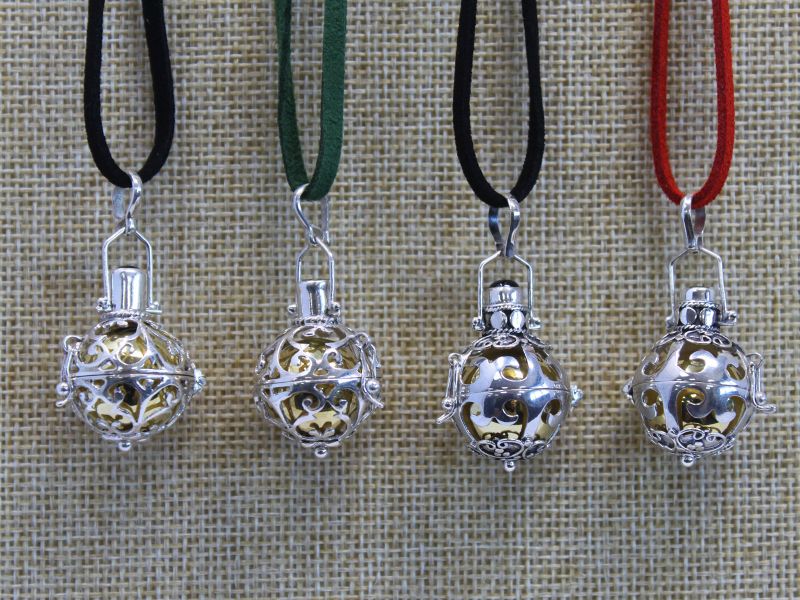 Clochettes d'ange en argent - Rêves - 18mm