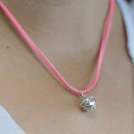 Clochettes d'ange en argent - Amour - 12mm