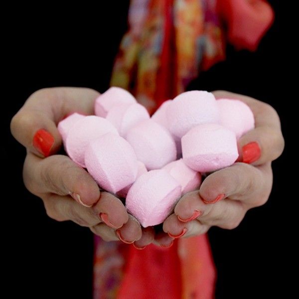 Minis boules de bain - Rose
