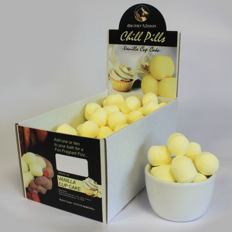 Minis boules de bain - Cupcake Vanille
