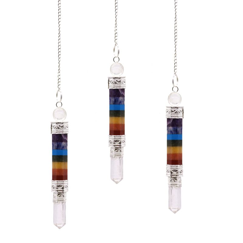 Pendule en Gemmes 7 chakra