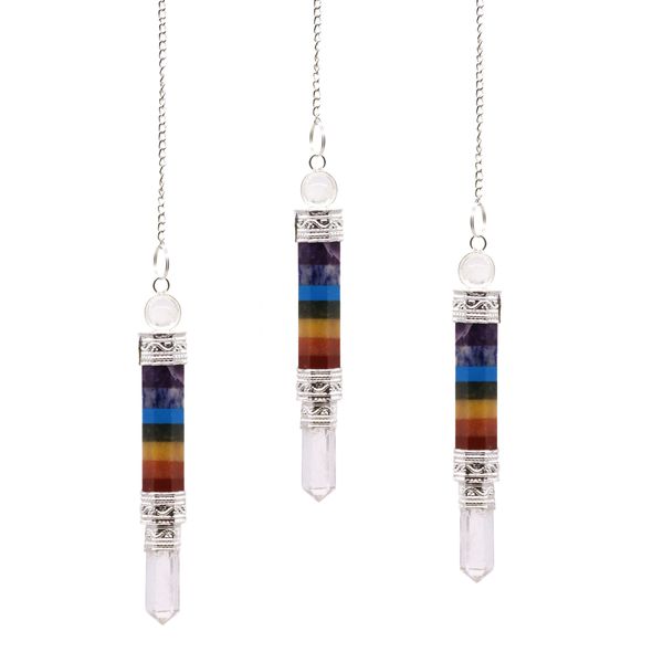 Pendule en Gemmes 7 chakra