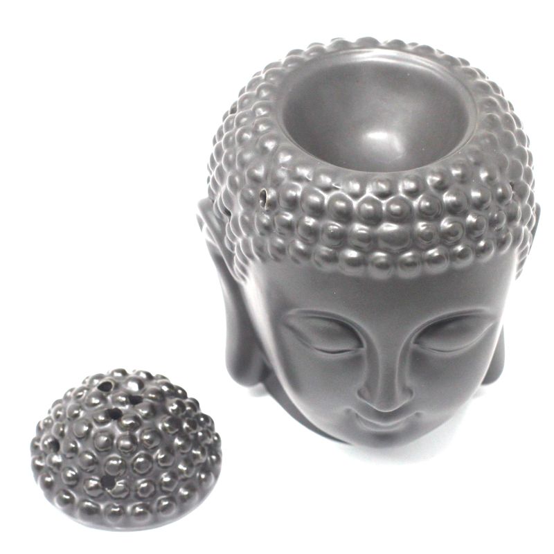 Brûleurs à huile tête de bouddha - Marron foncé