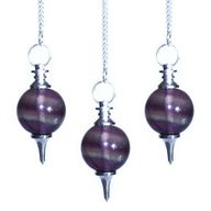 Pendules Sphères - Fluorite violette