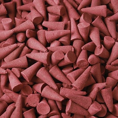 850x Cônes d'encens en vrac - Rose de minuit