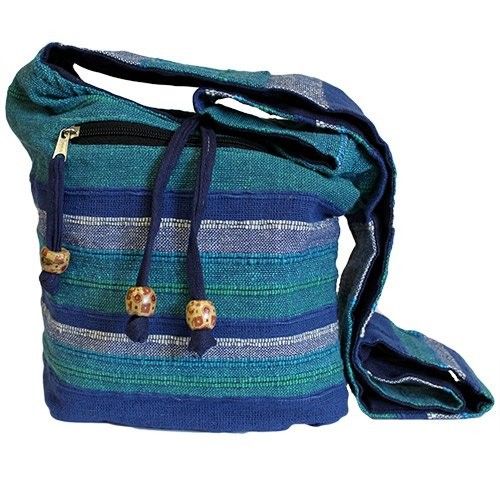 Sacs Ethniques avec sangle Couleur bleue Rivière